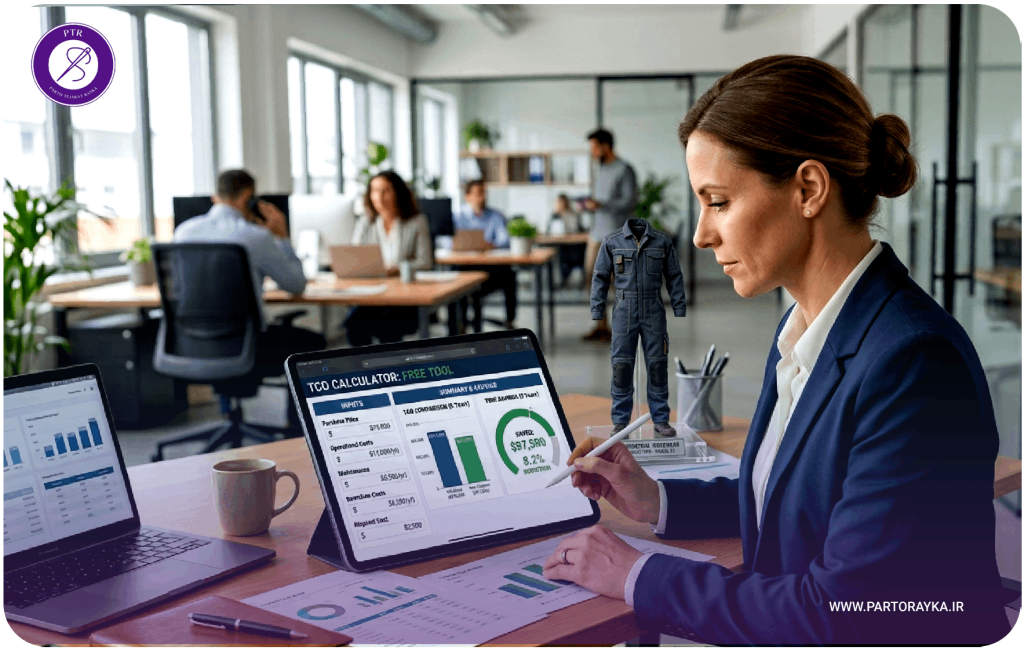 excel tco calculator preview dashboard