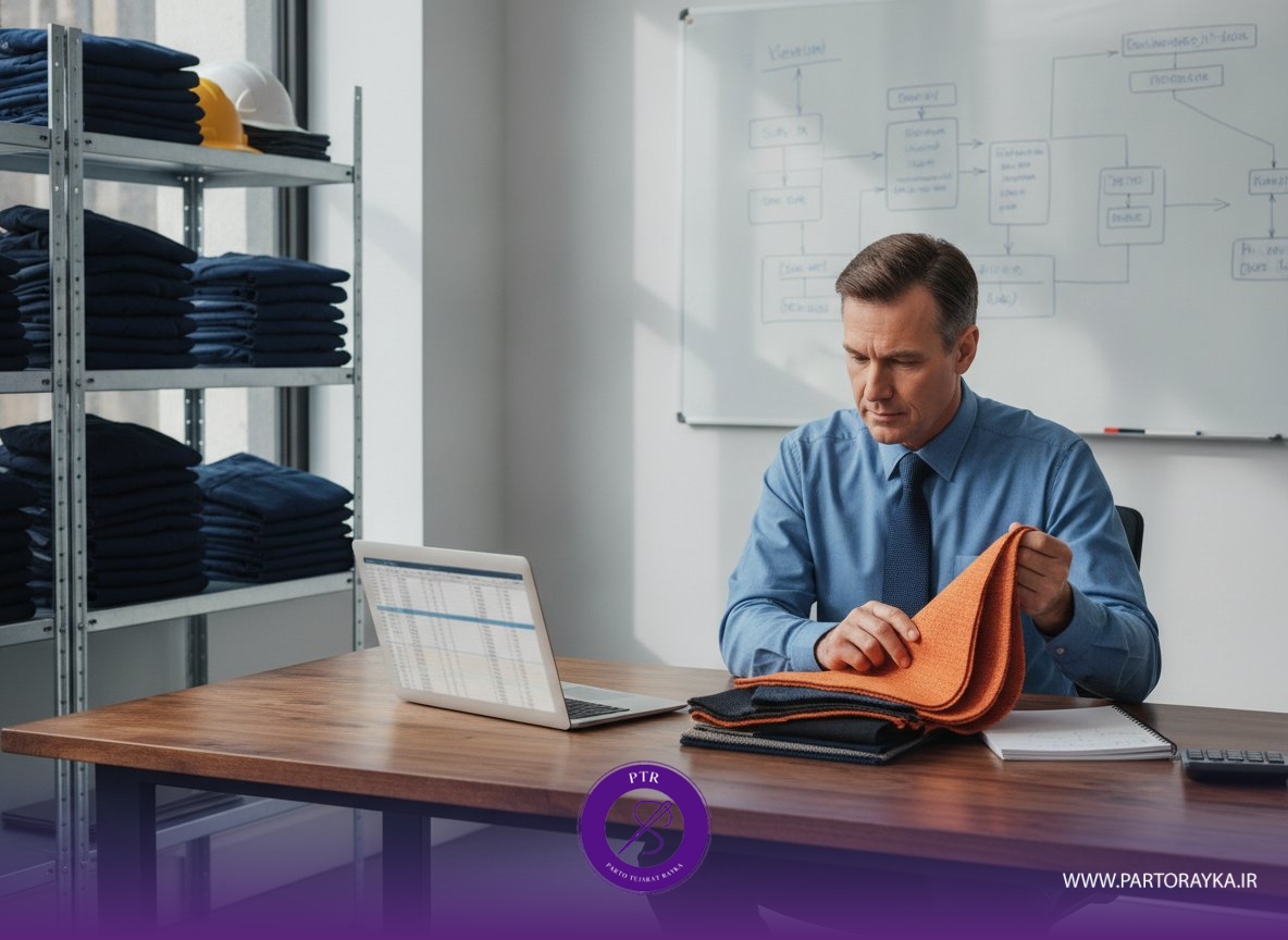 نمودار و فرمول محاسبه هزینه کل مالکیت (TCO) برای لباس کار صنعتی