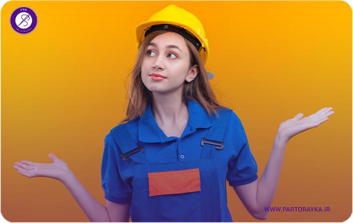 لباس کار زنانه در محیط‌های صنعتی و فنی