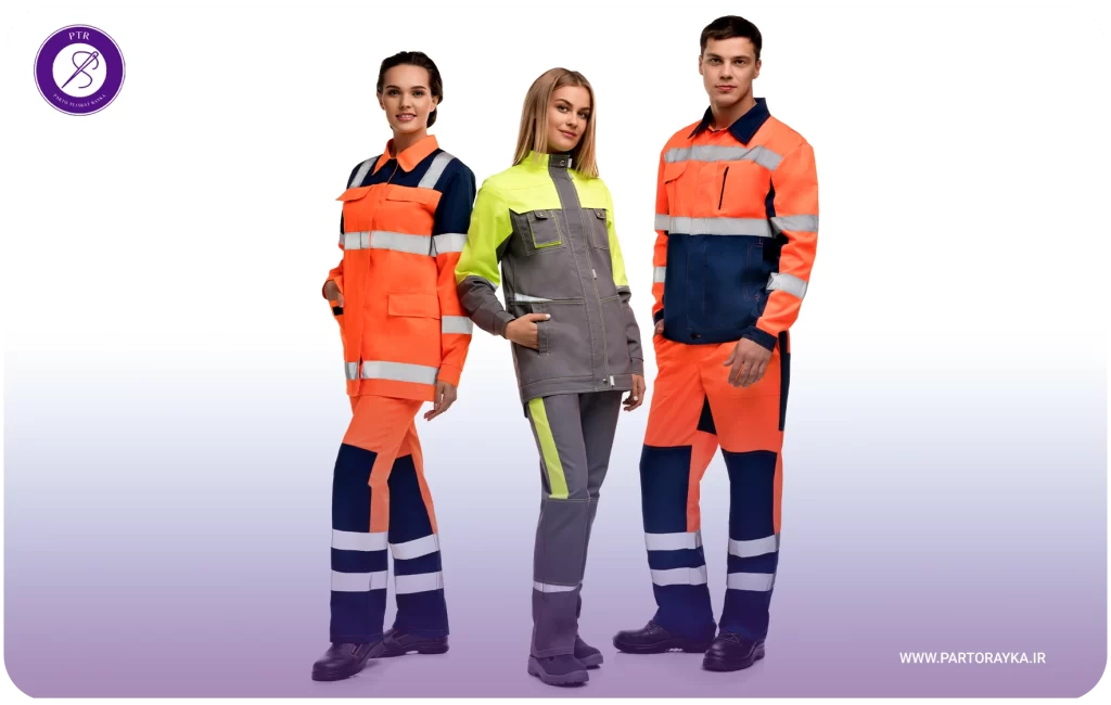 لباس کار دو تکه برای صنایع نفت و گاز